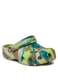 Crocs Klapki Crocs Classic Marbled Kids Clog 207464 Niebieski. Kolor: niebieski