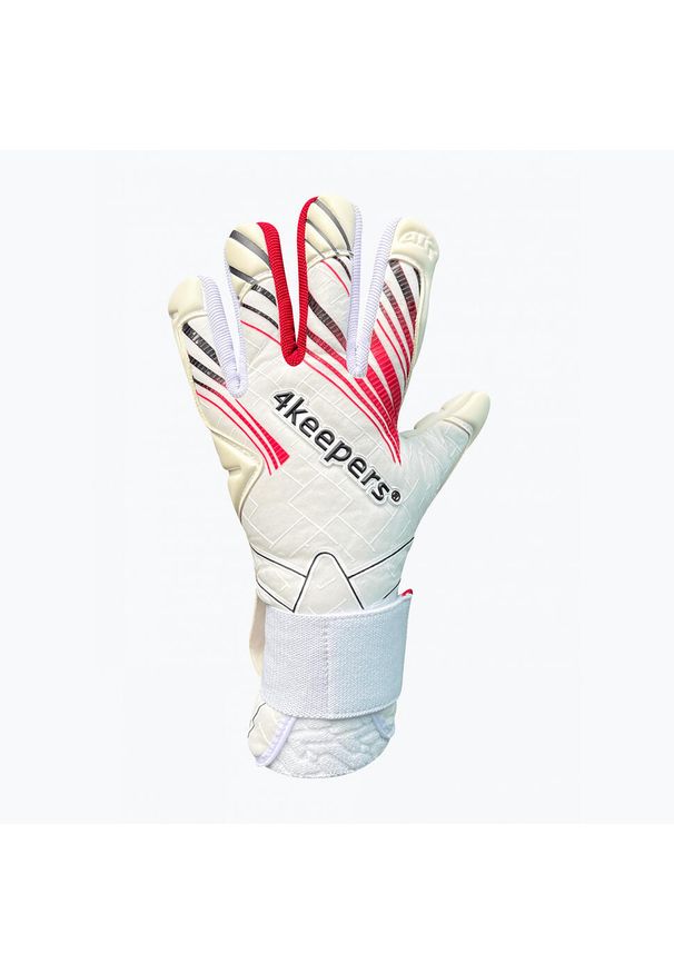 4KEEPERS - Rękawice bramkarskie dziecięce 4keepers Soft Opal NC Jr. Kolor: biały. Sport: piłka nożna