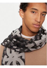 Guess Szalik AM9442 POL03 Czarny. Kolor: czarny. Materiał: materiał