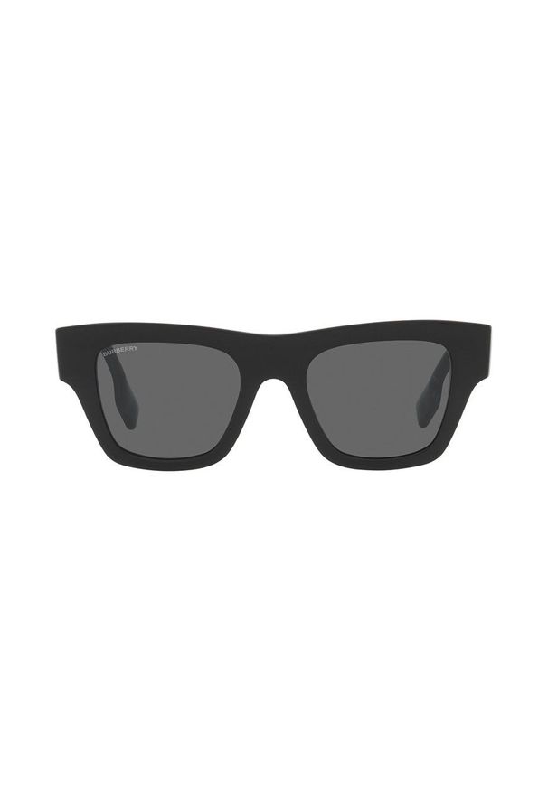 Burberry okulary przeciwsłoneczne męskie kolor czarny. Kolor: czarny