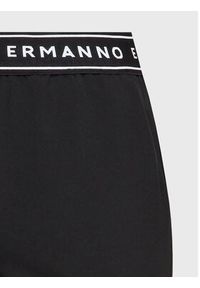 Ermanno Firenze Spodnie materiałowe D42EP042E47 Czarny Regular Fit. Kolor: czarny. Materiał: syntetyk, materiał