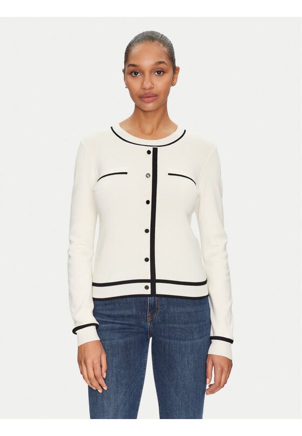 Morgan Sweter 251-MJUANI Écru Regular Fit. Materiał: syntetyk, wiskoza