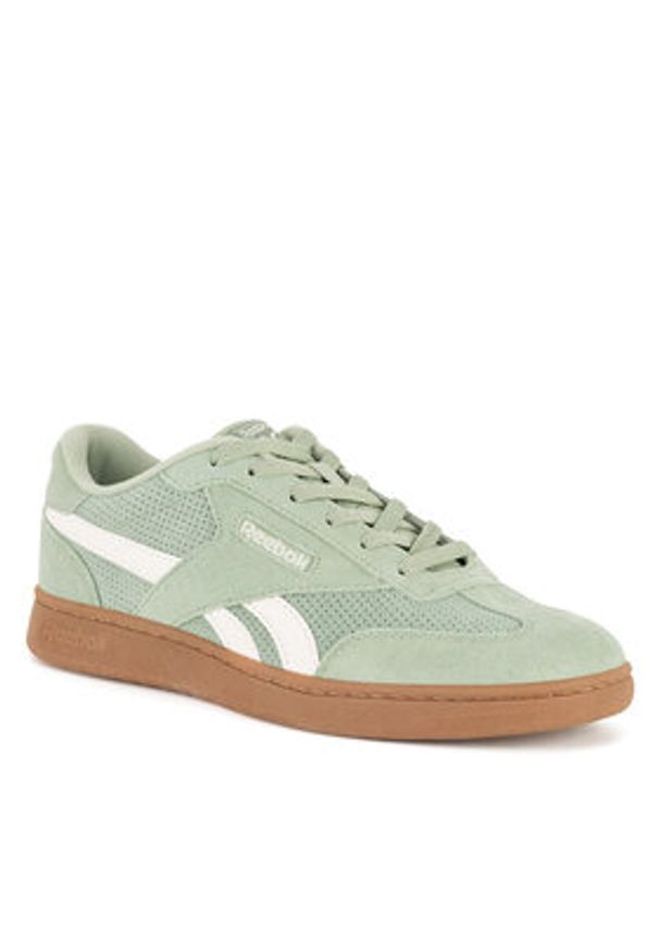 Reebok Sneakersy FORTE LOUNGER AR30252WKLC Zielony. Kolor: zielony. Materiał: skóra, zamsz