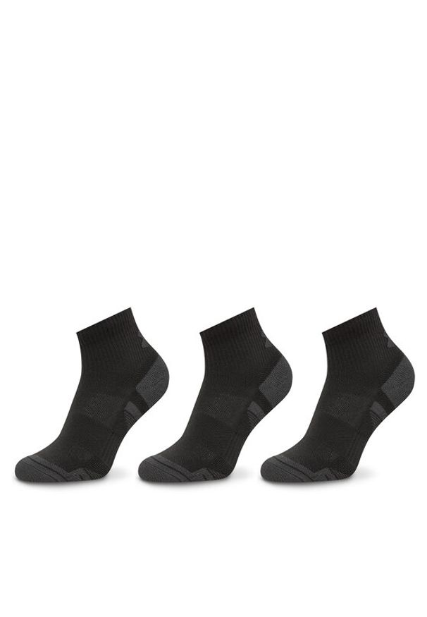 Under Armour Zestaw 3 par wysokich skarpet unisex Performance Tech 1379510 Czarny. Kolor: czarny. Materiał: poliester, materiał