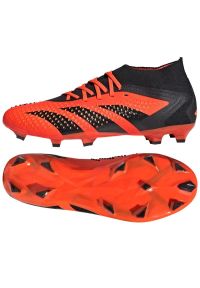 Adidas - Buty piłkarskie adidas Predator Accuracy.2 Fg M GW4587 pomarańczowe pomarańcze i czerwienie. Zapięcie: sznurówki. Kolor: pomarańczowy. Materiał: guma, syntetyk. Sport: piłka nożna #4