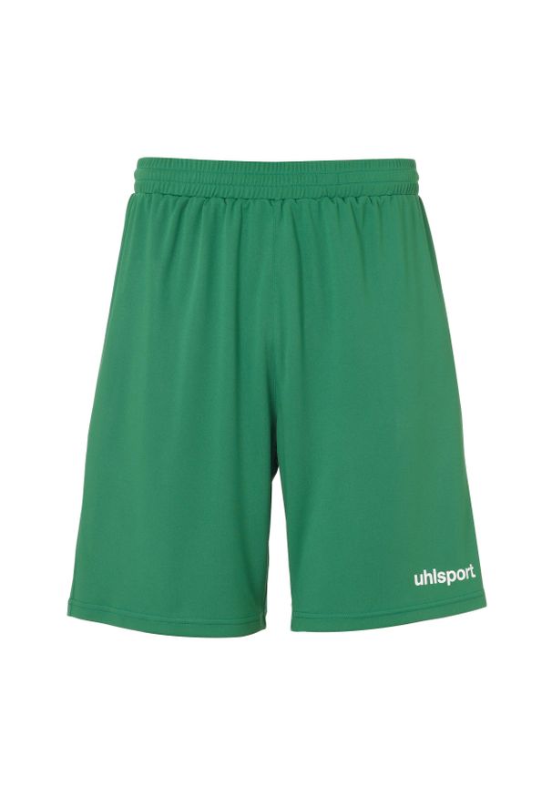 UHLSPORT - Szorty Uhlsport center basic. Kolor: zielony, biały, wielokolorowy. Materiał: materiał. Sport: fitness