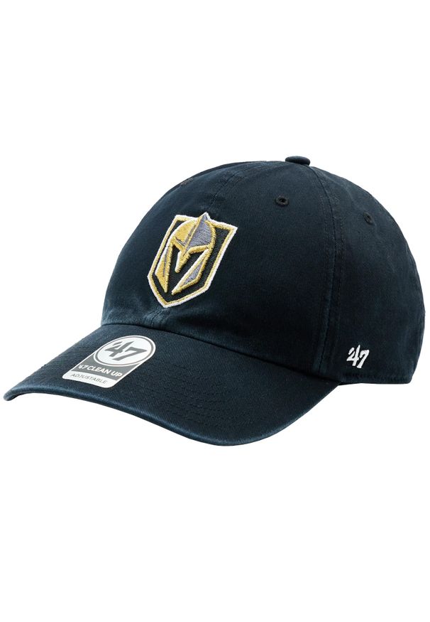 47 Brand - Czapka z daszkiem męska NHL Vegas Golden Knights Cap. Kolor: czarny. Materiał: bawełna