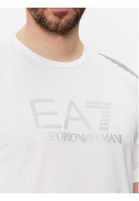 EA7 Emporio Armani T-Shirt 3DPT29 PJULZ 1100 Biały Regular Fit. Kolor: biały. Materiał: bawełna