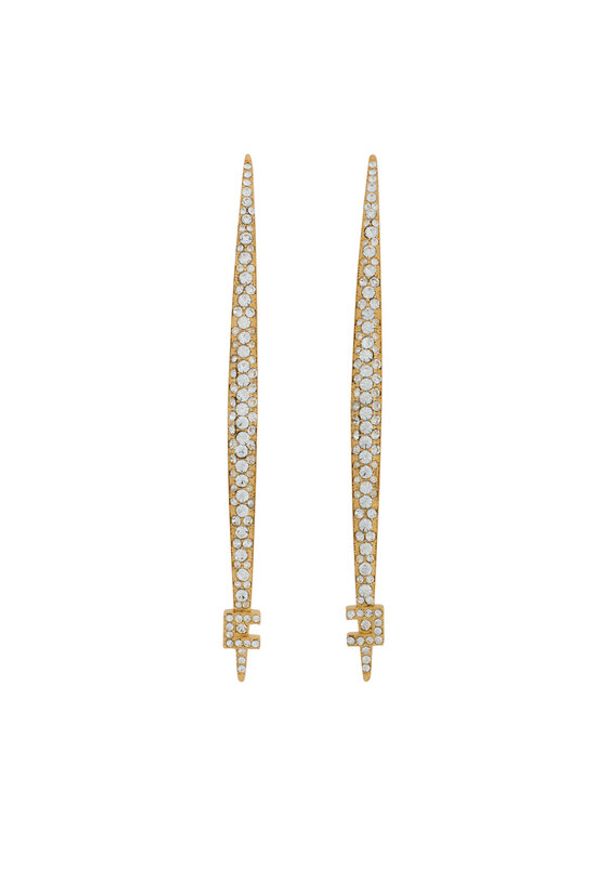 Elisabetta Franchi Kolczyki OR-31A-56E2-V300 Złoty. Materiał: metalowe. Kolor: złoty
