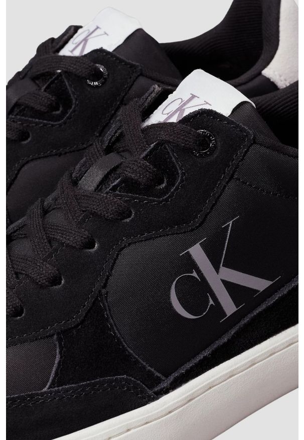Calvin Klein - CALVIN KLEIN Czarne sneakersy męskie, Rozmiar 44. Kolor: czarny