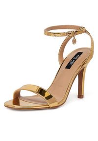 Nine West Sandały S2S15503 Złoty. Kolor: złoty. Materiał: materiał, syntetyk