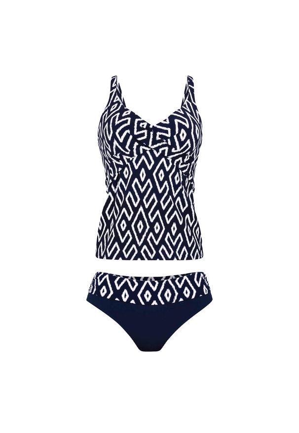 ANITA ACTIVE - tankini set Tribal Monotones. Kolor: niebieski. Materiał: poliamid, elastan