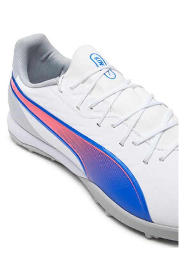 Puma Buty do piłki nożnej King Match Tt 107879 02 Biały. Kolor: biały. Materiał: skóra