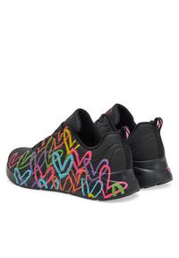 skechers - Skechers Sneakersy Uno Lite - Heat of Lights 177977/BKMT Czarny. Kolor: czarny. Materiał: skóra #3