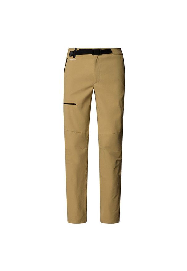 Spodnie męskie The North Face Lightning 0A495N4FS1 - beżowe. Kolor: beżowy. Materiał: elastan, nylon
