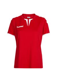 Koszulka sportowa z krótkim rękawem damska Hummel Core Womens SS Jersey. Kolor: czerwony. Materiał: jersey. Długość rękawa: krótki rękaw. Długość: krótkie #1