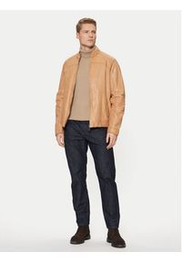Milestone Kurtka skórzana Winston 511099 60600 Brązowy Regular Fit. Kolor: brązowy. Materiał: skóra #3