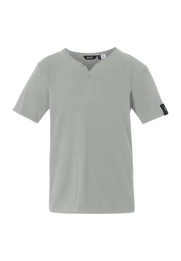 Regatta - T-shirt Męski Dewi. Kolor: niebieski. Sport: turystyka piesza