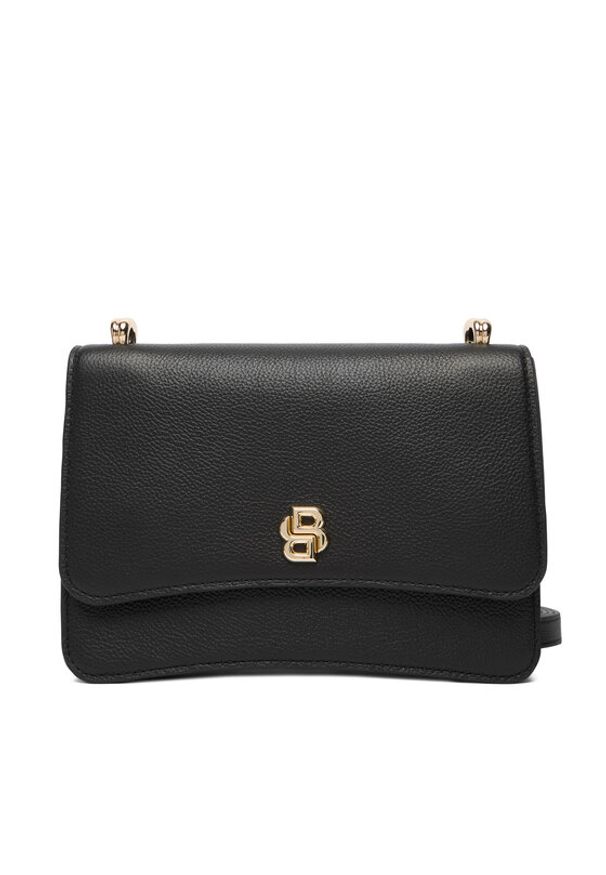 BOSS Torebka 50554935 Czarny. Kolor: czarny. Materiał: skórzane