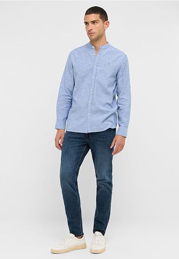 Męskie Spodnie Jeansowe Mustang Style Orlando Slim Denim Blue 1016626 5000 682