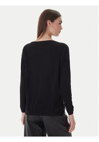 Kontatto Sweter 3M0800C Czarny Regular Fit. Kolor: czarny. Materiał: syntetyk #4