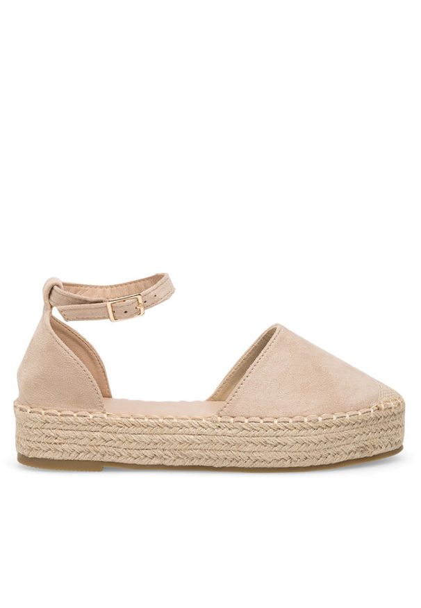 DeeZee Espadryle WSS990-215 Beżowy. Kolor: beżowy. Materiał: materiał