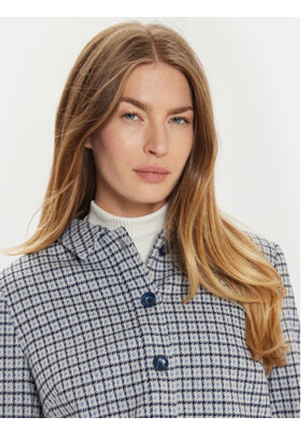 Olsen Marynarka 15001451 Błękitny Regular Fit. Kolor: niebieski. Materiał: syntetyk