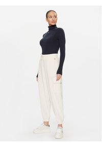 Tommy Jeans Spodnie dresowe Ottoman DW0DW16383 Biały Relaxed Fit. Kolor: biały. Materiał: bawełna #3