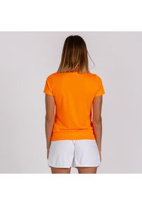 Koszulka polo do tenisa damska Joma Hobby. Typ kołnierza: polo. Kolor: pomarańczowy. Sport: tenis
