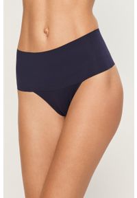 Spanx - Stringi modelujące Undie-Tectable. Kolor: niebieski. Materiał: bawełna #1