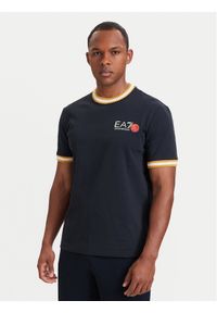 EA7 Emporio Armani T-Shirt 7M002131 AF12957 UB109 Granatowy Regular Fit. Kolor: niebieski. Materiał: bawełna #1