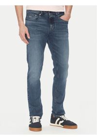 Tommy Jeans Jeansy Scanton DM0DM21006 Granatowy Slim Fit. Kolor: niebieski
