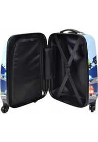 Marko Zestaw Podróżny Pojazdy niebieski. Kolor: niebieski. Materiał: materiał. Wzór: kolorowy, paski. Styl: wakacyjny #5