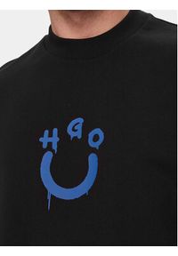 Hugo - HUGO Bluza Nucavex 50560062 Czarny Regular Fit. Kolor: czarny. Materiał: bawełna #3