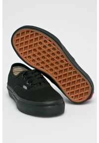 Vans - Tenisówki dziecięce. Nosek buta: okrągły. Zapięcie: sznurówki. Kolor: czarny. Materiał: guma #5