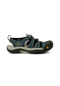 keen - Buty do chodzenia męskie Keen Newport H2. Kolor: wielokolorowy, niebieski, szary. Materiał: materiał, syntetyk, tkanina. Sport: turystyka piesza