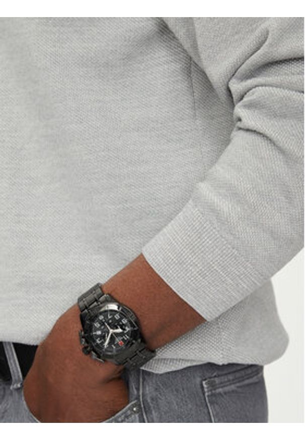 Swiss Alpine Military Zegarek 7063.9177 Czarny. Kolor: czarny