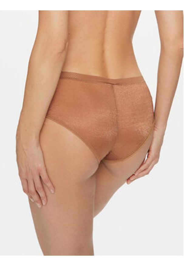 Gossard Bokserki Glossies 6274 Brązowy. Kolor: brązowy. Materiał: syntetyk