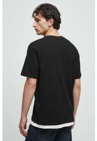 medicine - Medicine t-shirt bawełniany kolor czarny gładki. Kolor: czarny. Materiał: bawełna. Długość rękawa: krótki rękaw. Długość: krótkie. Wzór: gładki. Styl: klasyczny #3