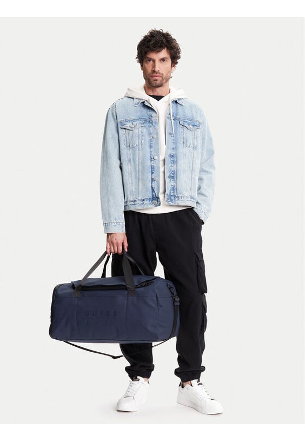 Guess Torba podróżna TMSOWR P5239 Granatowy. Kolor: niebieski. Materiał: skóra