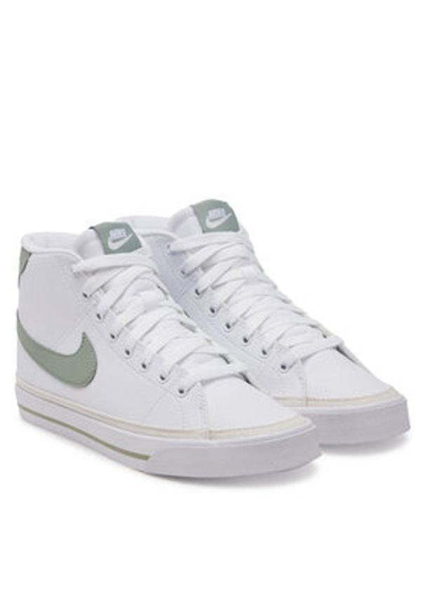 Nike Sneakersy W Court Legacy Mid Nn Biały. Kolor: biały. Materiał: skóra. Model: Nike Court