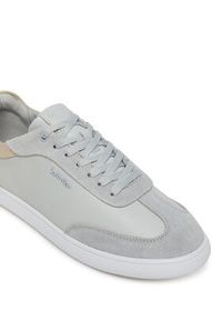 Calvin Klein Sneakersy Cupsole Lace Up - Lth Sue Mix HW0HW02435 Szary. Kolor: szary. Materiał: skóra