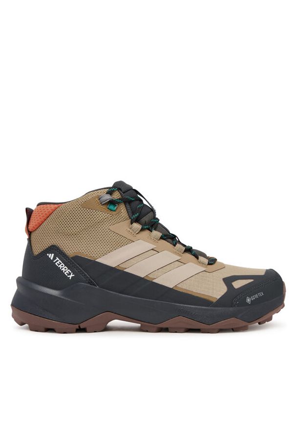 Adidas - adidas Trekkingi Terrex Skychaser AX5 Mid GORE-TEX JH7804 Brązowy. Kolor: brązowy. Materiał: materiał. Technologia: Gore-Tex. Model: Adidas Terrex. Sport: turystyka piesza