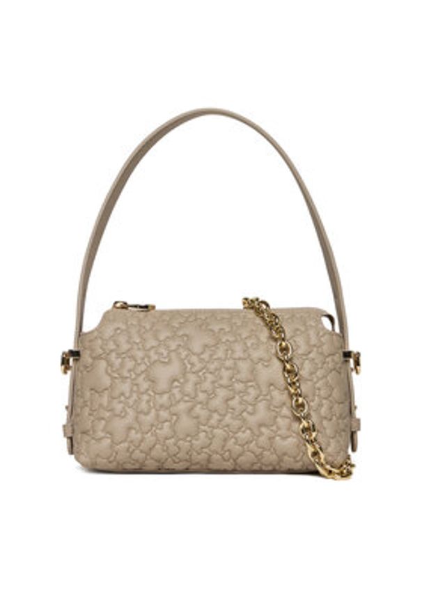 Tous - TOUS Torebka Puffy Bear 2002305043 Beżowy. Kolor: beżowy. Materiał: skórzane