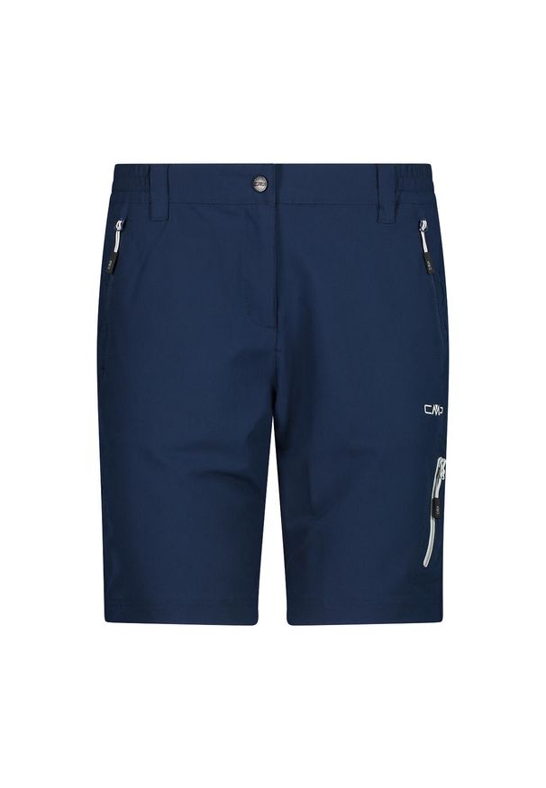 Damskie szorty bermudzkie CMP. Kolor: szary, niebieski, wielokolorowy. Sport: turystyka piesza