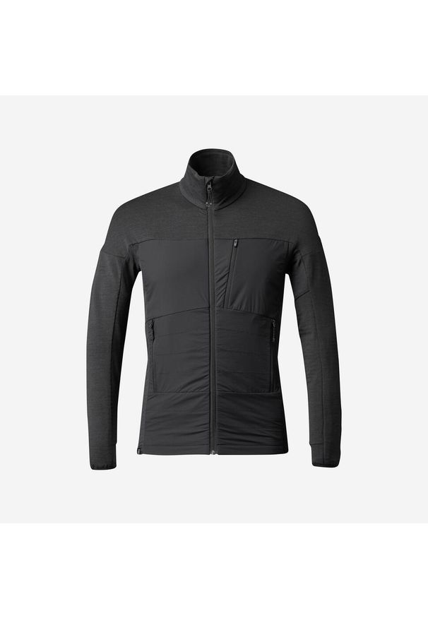 SIMOND - Bluza trekkingowa męska Forclaz MT900 merino. Materiał: wełna, włókno, elastan, materiał, poliamid. Sport: wspinaczka, turystyka piesza