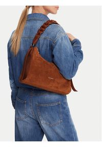 Coccinelle Torebka P6P Boheme Suede Bimaterial E1 P6P 13 03 01 Brązowy. Kolor: brązowy. Materiał: skórzane, zamszowe #6