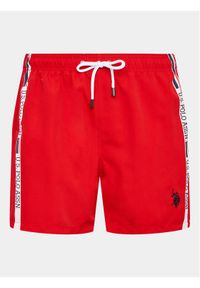 U.S. Polo Assn. Szorty kąpielowe 22001 Czerwony Regular Fit. Kolor: czerwony. Materiał: syntetyk #1
