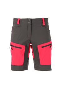 Spodenki trekkingowe damskie Whistler Kodiak. Kolor: czerwony, wielokolorowy, szary #1