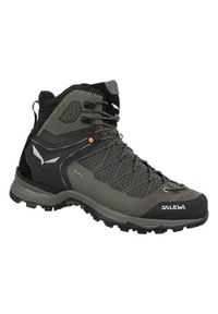 Buty trekkingowe męskie Salewa Mtn Trainer Lite Mid Gtx. Wysokość cholewki: za kostkę. Kolor: szary. Materiał: syntetyk, materiał. Szerokość cholewki: normalna